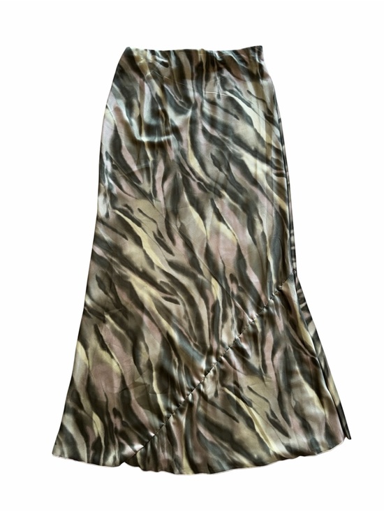 See You Monday Dresses & Skirts - See You Monday Olive and Taupe Animal-Print Maxi Skirt Size L NWT